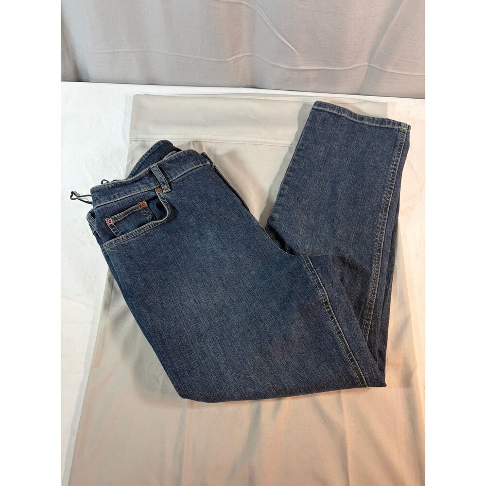 Jones New York Today Jeans 12 Dark Wash Straight Leg Stretch Denim Classic